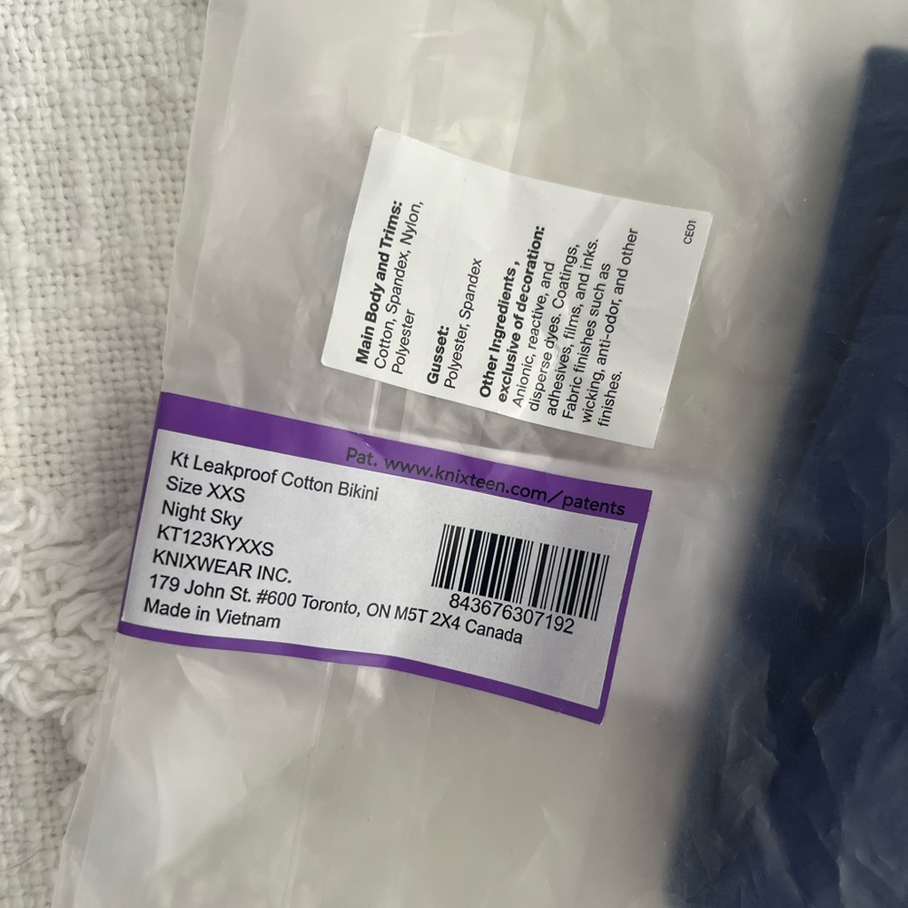 Kt. by Knix Leakproof Cotton Underwear Bikini NWT - Picture 6 of 6